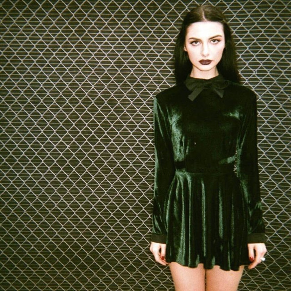 Valfre Velvet Swan Dress